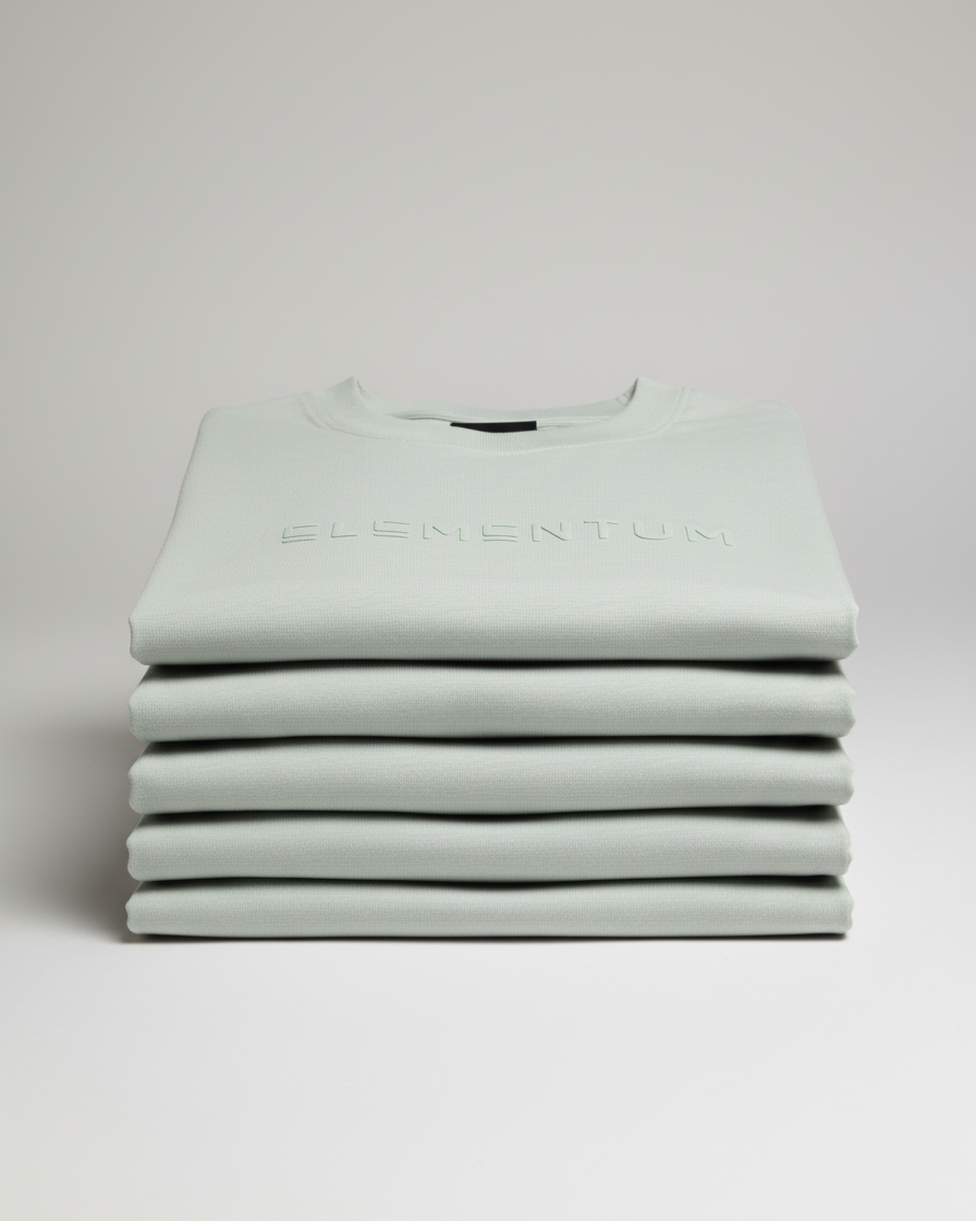 Oversize T-shirt mujer "Elementum" - Verde
