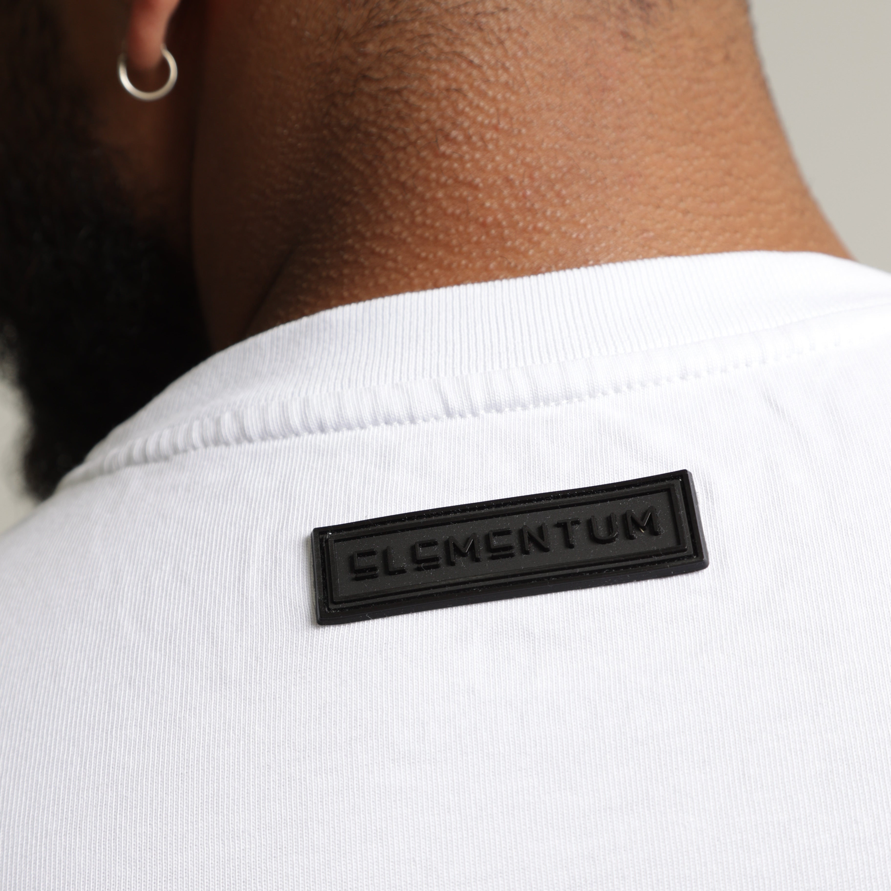 Fit T-shirt "Timeless. Fearless" - Blanco