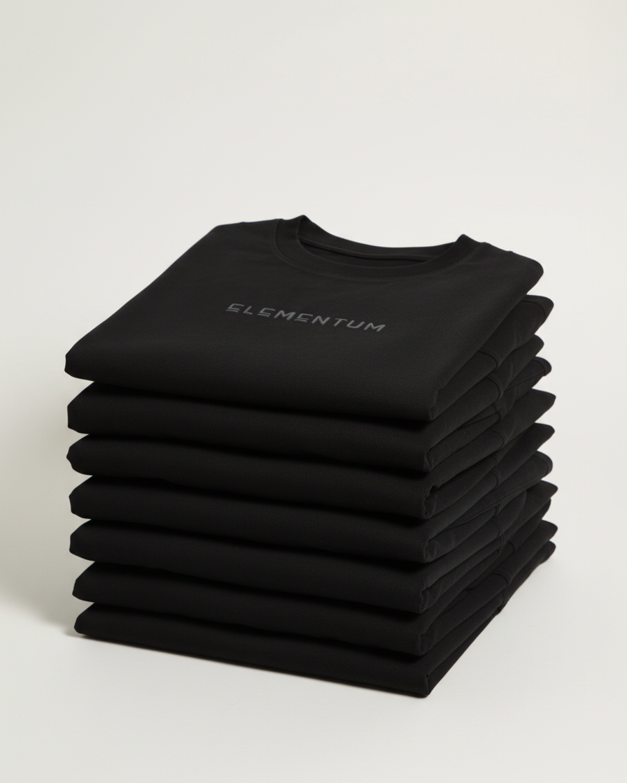 Oversize T-shirt "born to stand out" -  Negra