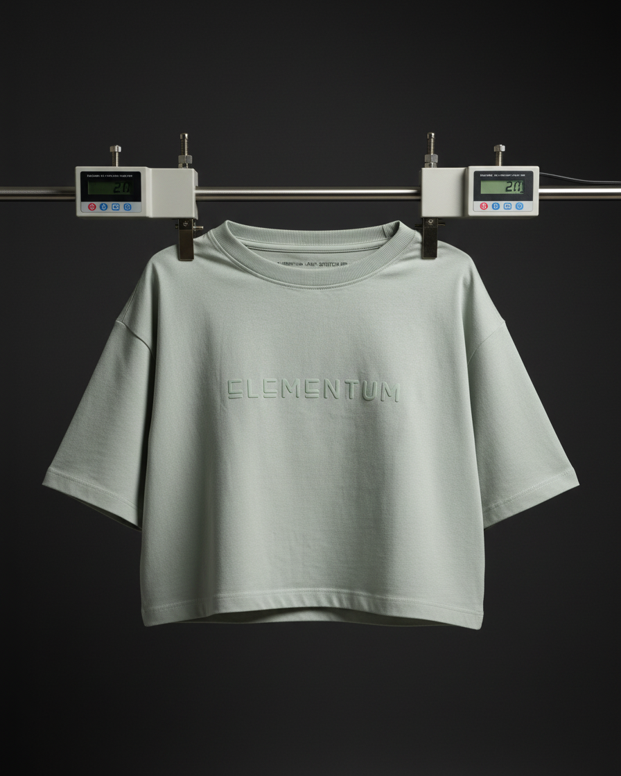 Oversize T-shirt mujer "Elementum" - Verde
